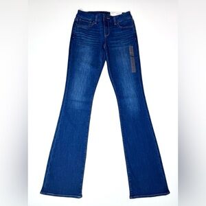 American Eagle Women’s Low Rise Curvy Kick Boot Jeans Size- 2 Long